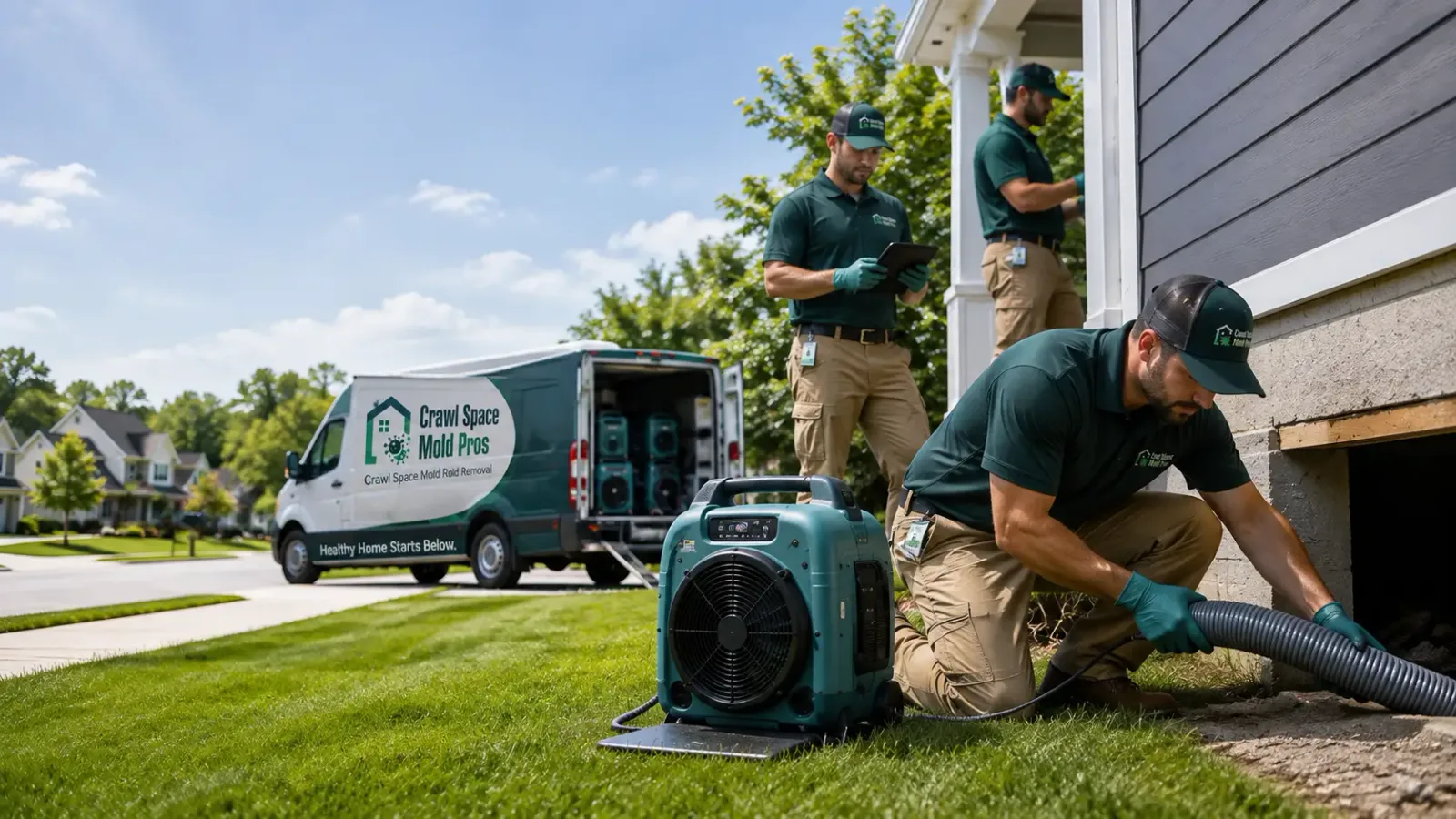 Crawl Space Mold Removal in Kingsford, MI
